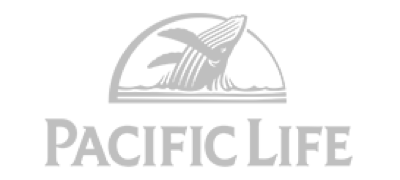 Pacific life logo - gray